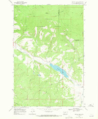 Nevada Lake 1968 topographic map thumbnail