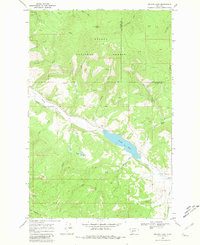 Nevada Lake 1968 topographic map thumbnail