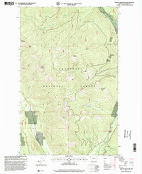 Newton Mountain 1997 topographic map thumbnail