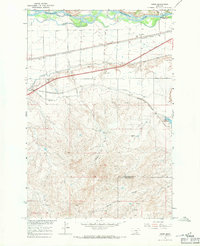 Nibbe 1967 topographic map thumbnail