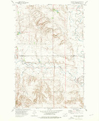 Nielsen Coulee 1973 topographic map thumbnail