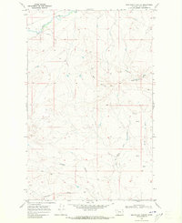 Nightshoot Coulee 1968 topographic map thumbnail