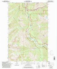 Nimrod 1994 topographic map thumbnail