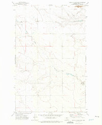 Ninemile Coulee West 1972 topographic map thumbnail