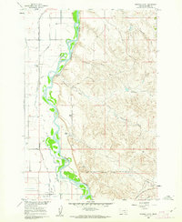 Ninemile Point 1960 topographic map thumbnail