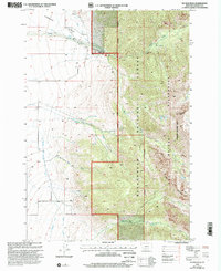 No Man Peak 1997 topographic map thumbnail