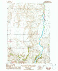 Norris NE 1987 topographic map thumbnail