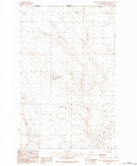 North Chinook Reservoir NE 1984 topographic map thumbnail