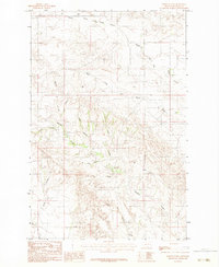 North Coulee 1983 topographic map thumbnail