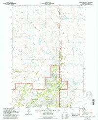 North Slick Creek 1993 topographic map thumbnail