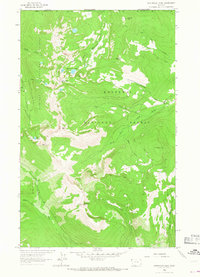 Northwest Peak 1963 topographic map thumbnail