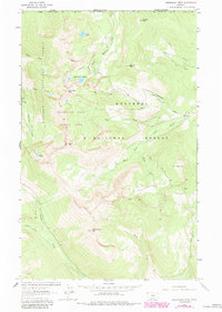Northwest Peak 1963 topographic map thumbnail