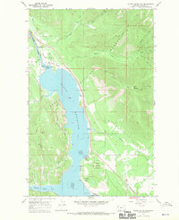 Noxon Rapids Dam 1966 topographic map thumbnail