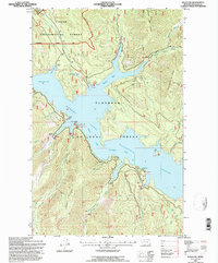 Nyack SW 1994 topographic map thumbnail