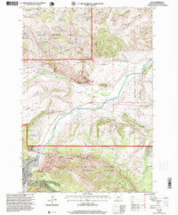 Nye 1996 topographic map thumbnail
