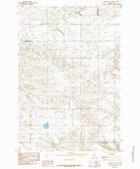 O'Brien Hill 1985 topographic map thumbnail