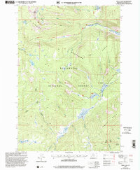 Odell Lake 1997 topographic map thumbnail