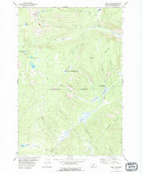 Odell Lake 1978 topographic map thumbnail
