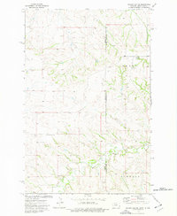 Odland Dam NE 1974 topographic map thumbnail