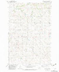 Odland Dam NW 1982 topographic map thumbnail
