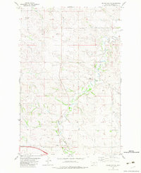 Odland Dam SW 1982 topographic map thumbnail