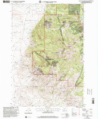 Old Baldy Mountain 1997 topographic map thumbnail