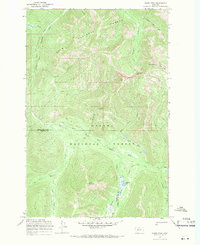 Olson Peak 1968 topographic map thumbnail