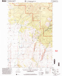 Ophir Creek 2001 topographic map thumbnail