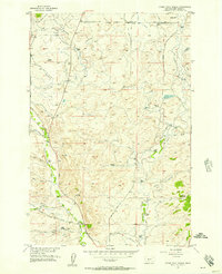 Otter Creek School 1954 topographic map thumbnail
