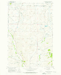 Otter Creek School 1954 topographic map thumbnail