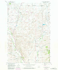 Otter Creek School 1954 topographic map thumbnail
