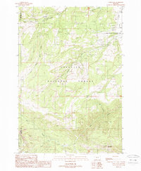 Ousel Falls 1988 topographic map thumbnail