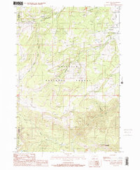 Ousel Falls 1988 topographic map thumbnail