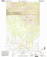 Ovando Mountain 1999 topographic map thumbnail