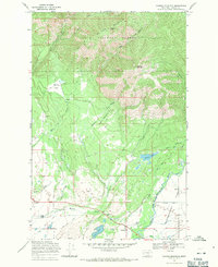 Ovando Mountain 1968 topographic map thumbnail