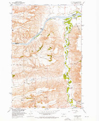 P N Ranch 1954 topographic map thumbnail