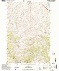 Packsaddle Butte 2000 topographic map thumbnail