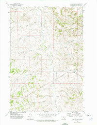 Padlock Ranch 1972 topographic map thumbnail