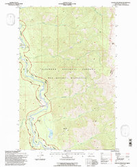 Pagoda Mountain 1994 topographic map preview