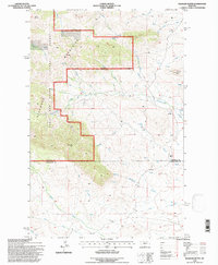 Palisade Butte 1995 topographic map thumbnail