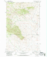 Palisade Butte 1979 topographic map thumbnail