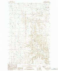 Papoose Hills 1984 topographic map thumbnail