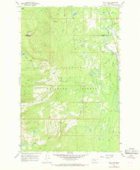 Peck Lake 1965 topographic map thumbnail