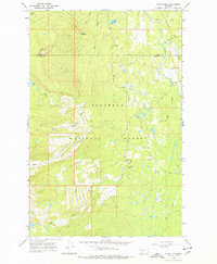 Peck Lake 1965 topographic map thumbnail