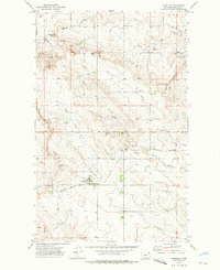 Peerless 1973 topographic map thumbnail
