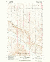 Peerless 4 NW 1973 topographic map thumbnail