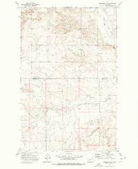 Peerless 4 SW 1973 topographic map thumbnail