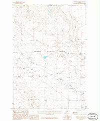 Pender Coulee 1986 topographic map thumbnail