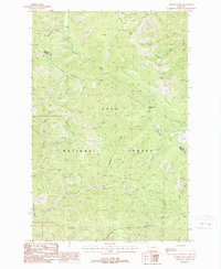 Penrose Peak 1988 topographic map thumbnail