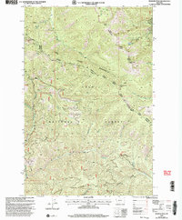 Penrose Peak 1999 topographic map thumbnail